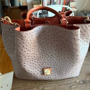 Dooney & Bourke Taupe and Tan Tote Bag